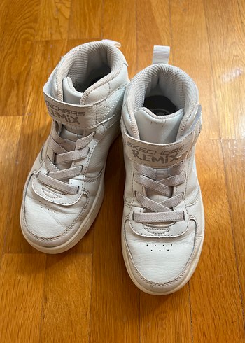 Beyaz unisex Çocuk Sneakers Velcro Bantlı