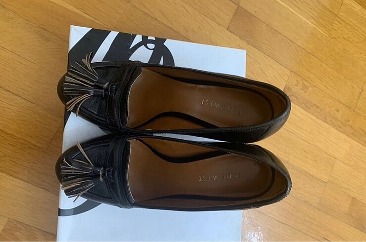 35,5 Beden kahverengi Renk Ninewest kadın topuklu ayakkabı