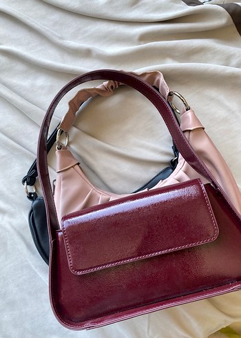 Pull and Bear Pull&bear bordo çanta