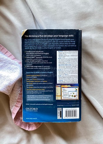 Beden Oxford Wordpower İngilizce-Türkçe Sözlük