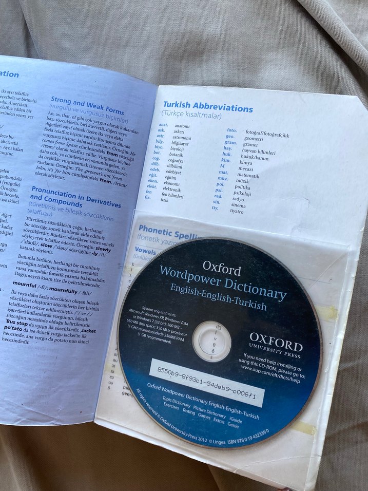 Oxford Wordpower İngilizce-Türkçe Sözlük - Görsel 3