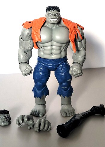  Marvel Avengers Gri Hulk ve Dr. Bruce Banner Figürleri