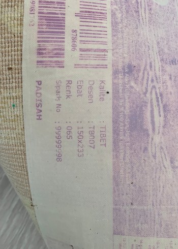 Padişah tibet Halı 2 adet - Görsel 6