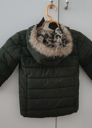 Koton Koton 12-18 ay Haki yeşil İçi yün polar Kız çocuk montu