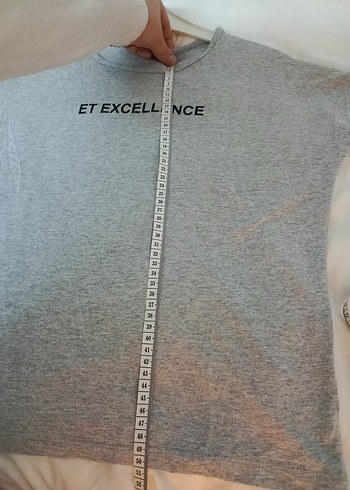 Gri Kısa Kollu Tişört - Görsel 2