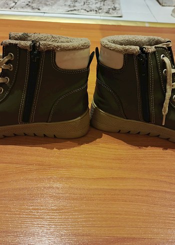 Kürklü Yeşil Kadın Botu - Görsel 6