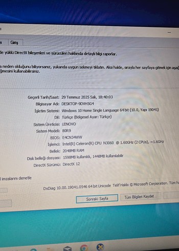 Lenovo Fırsat Laptop - Görsel 5