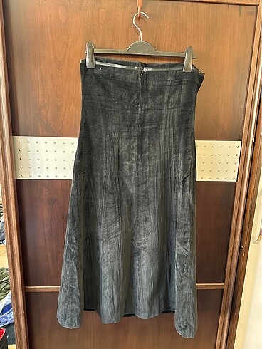 Straplez kadife elbise - Görsel 2