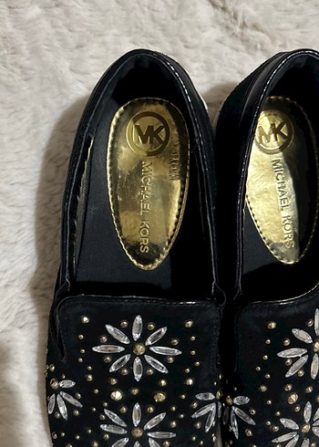 Michael Kors Siyah Nakışlı ve Payetli unisex Sneakers
