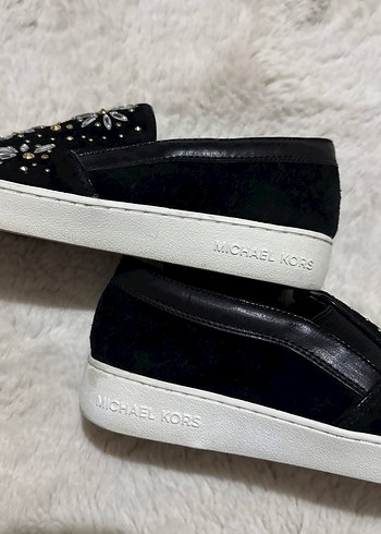 42 Beden Siyah Nakışlı ve Payetli unisex Sneakers