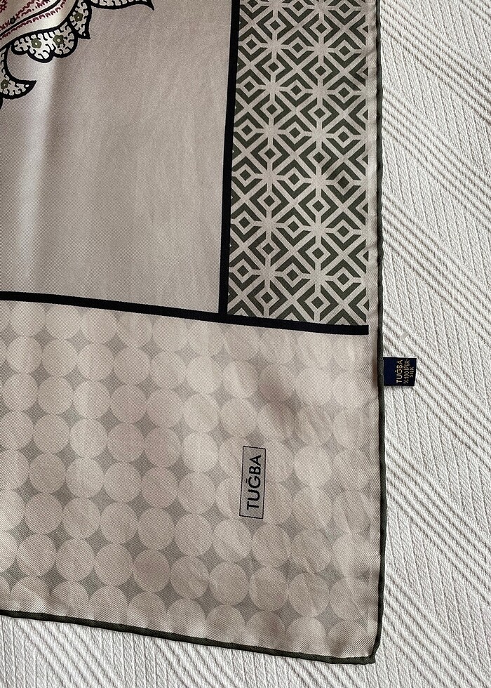Twill ipek Tuğba eşarp - Görsel 2