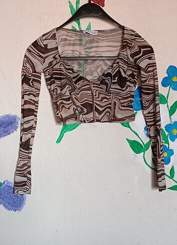 Tül bluz