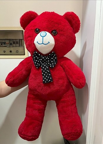 Diğer Kırmızı Peluş Oyuncak Ayı