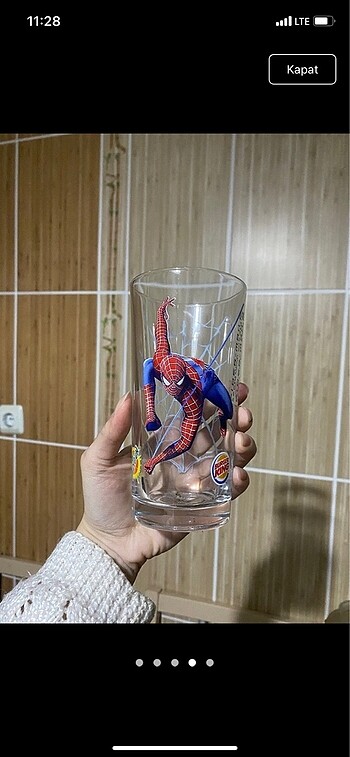  Beden Spiderman lisanslı bardak