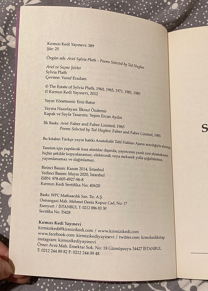 sylvia plath seçme şiirler - Görsel 3