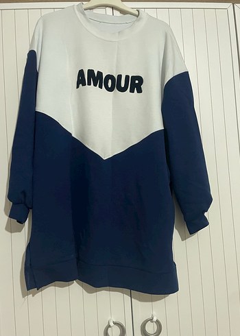 Diğer Amour Yazili Oversize Sweatshirt