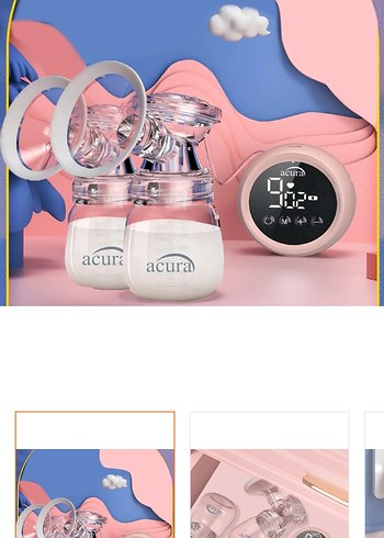 Pastel Pembe Acura Göğüs Pompası