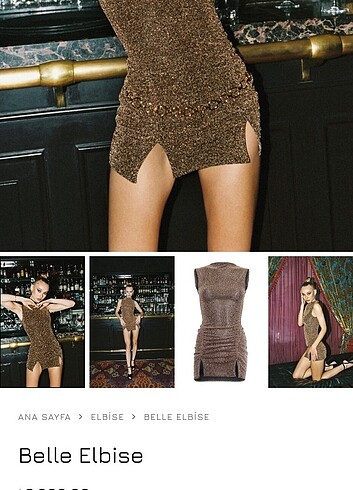s Beden Silver Belle Elbise (maat clothing)