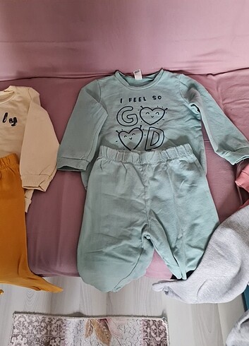 18-24 Ay Beden çeşitli Renk LCW sardonsuz sweat takımlar