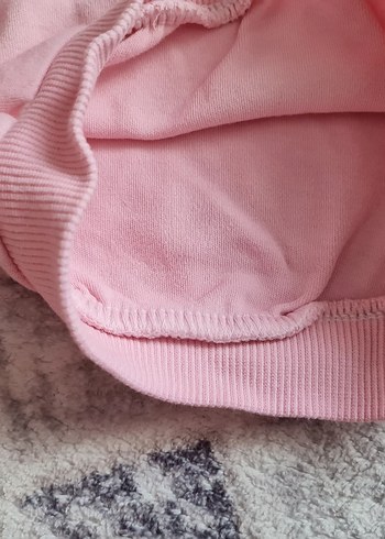 Kız Çocuk Pembe Baskılı Uzun Kollu Sweatshirt - Görsel 6