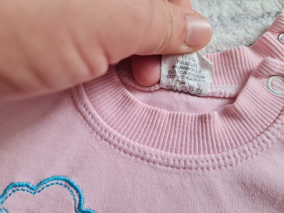 Kız Çocuk Pembe Baskılı Uzun Kollu Sweatshirt - Görsel 4