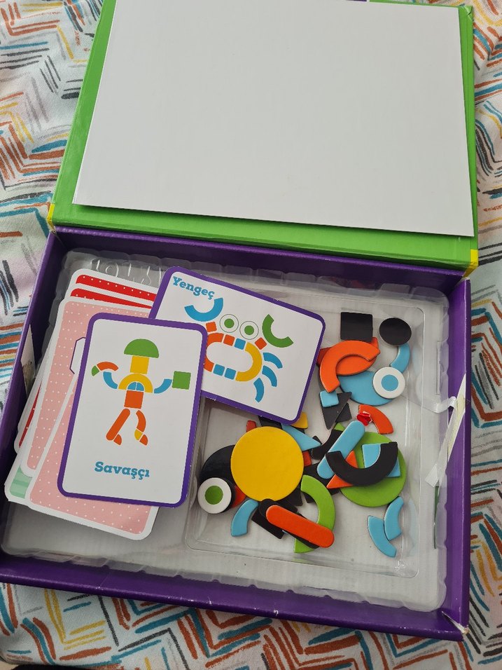 46 Parçalı Renkli Manyetik Akıl Oyunu - Görsel 5