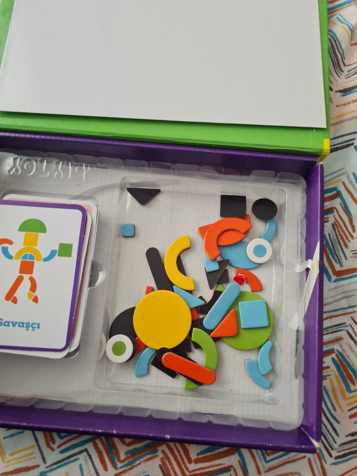 46 Parçalı Renkli Manyetik Akıl Oyunu - Görsel 4