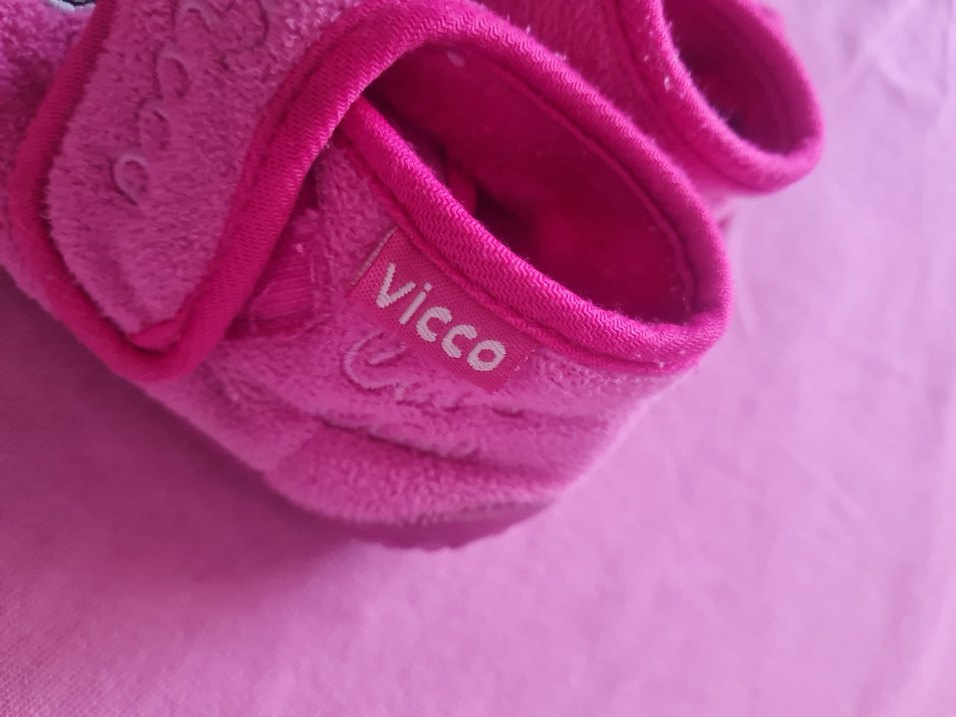 Kız Çocuk Pembe Nakışlı Sıcak Terlik - Görsel 2