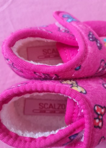 Kız Çocuk Pembe Polar Ev Terliği - Görsel 2