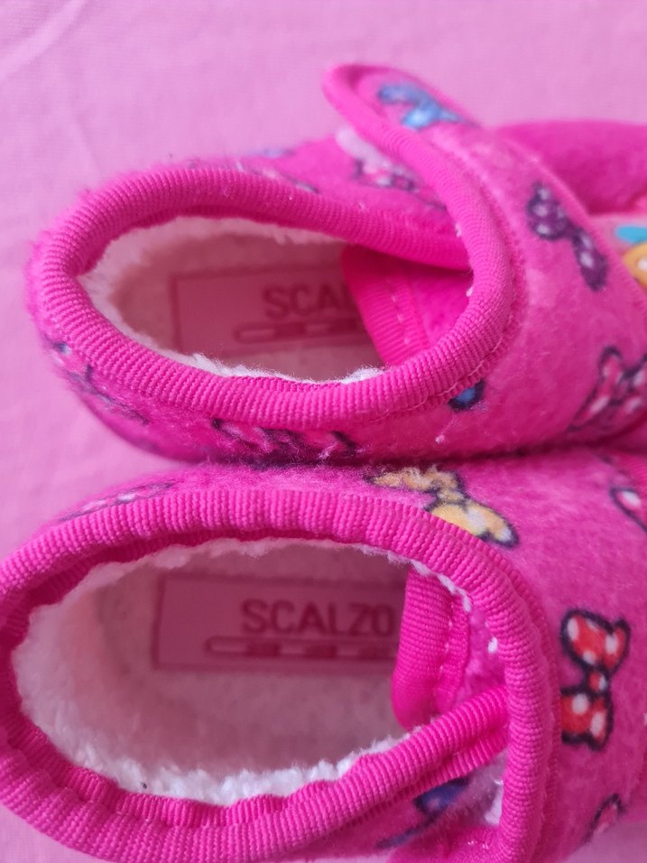 Kız Çocuk Pembe Polar Ev Terliği - Görsel 2