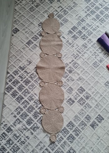 Bohem Tarzda El Örgüsü Masa runner