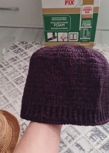 çeşitli örgü şapkalar - Görsel 7