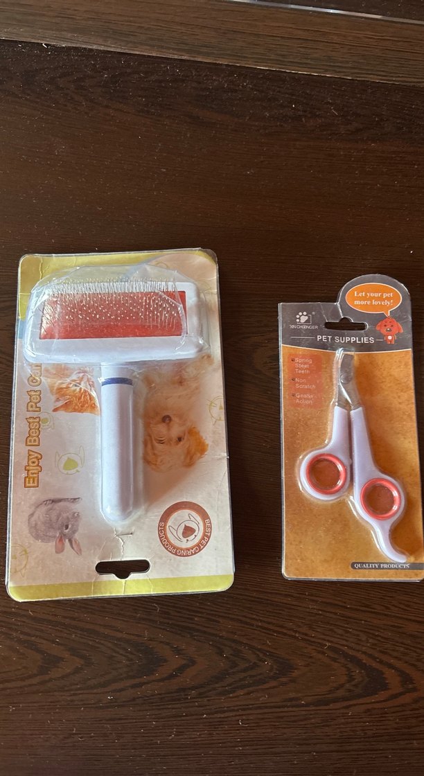 Beyaz Kedi Tüy Tarağı - Görsel 2