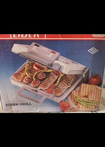 Beyaz Super Grill Tost ve Izgara Makinesi