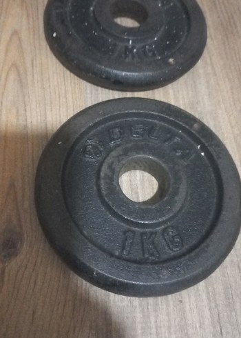 1 KG Siyah Dambıl Ağırlık Plakası
