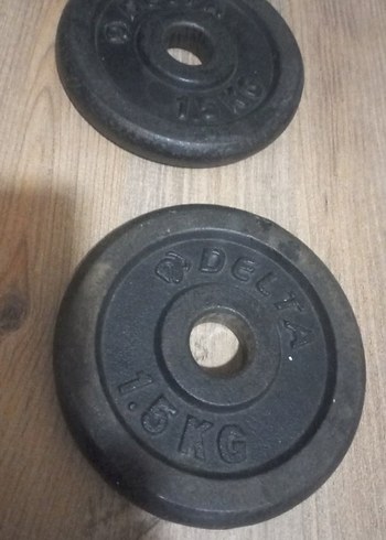 Delta 1.5 kg Siyah Ağırlık Plakası