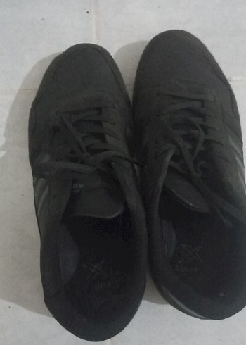 Kinetix Erkek Siyah Spor Ayakkabı Velcro Bantlı