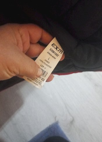 Kırmızı Fermuarlı erkek mont - Görsel 3