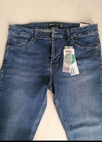 l Beden mavi Renk Koton jeans 
