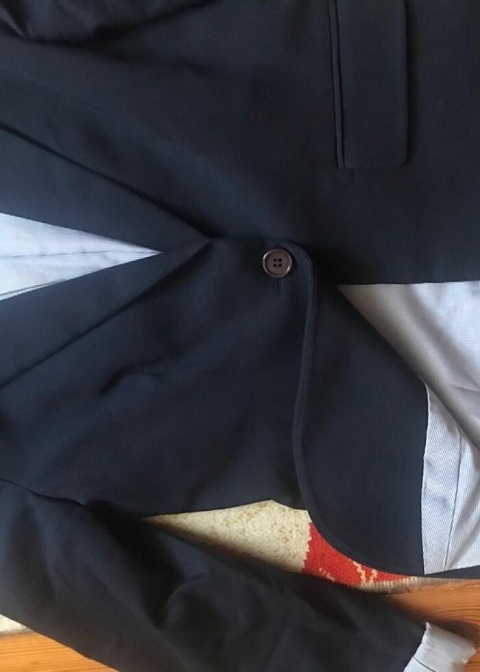 Koton marka blazer lacivert ceket - Görsel 2