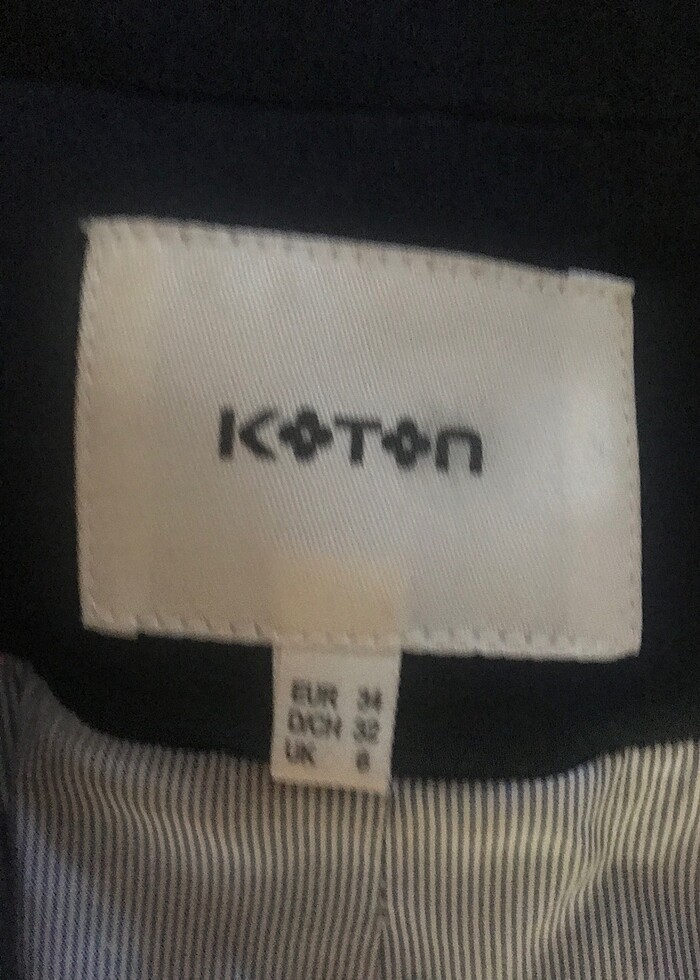 Koton marka blazer lacivert ceket - Görsel 4