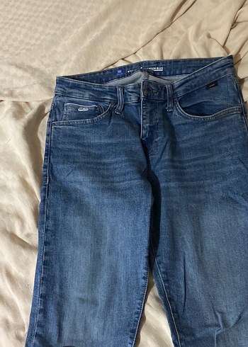 Mavi Kot pantolon erkek - Görsel 2