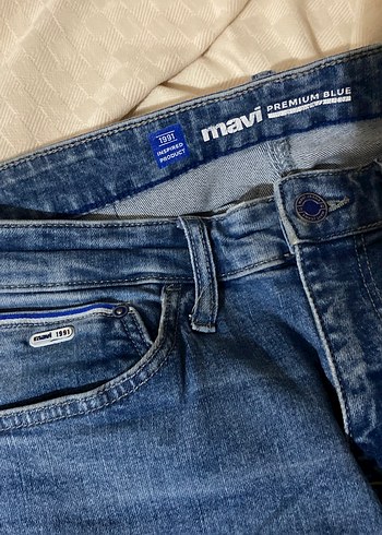 Mavi Kot pantolon erkek - Görsel 4