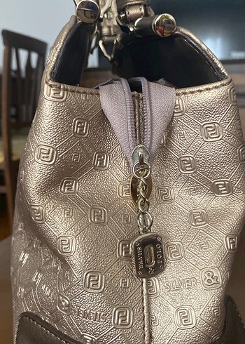 Gold kahve kadın çantası - Görsel 3