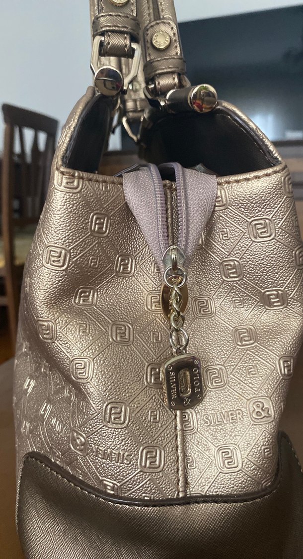 Gold kahve kadın çantası - Görsel 3