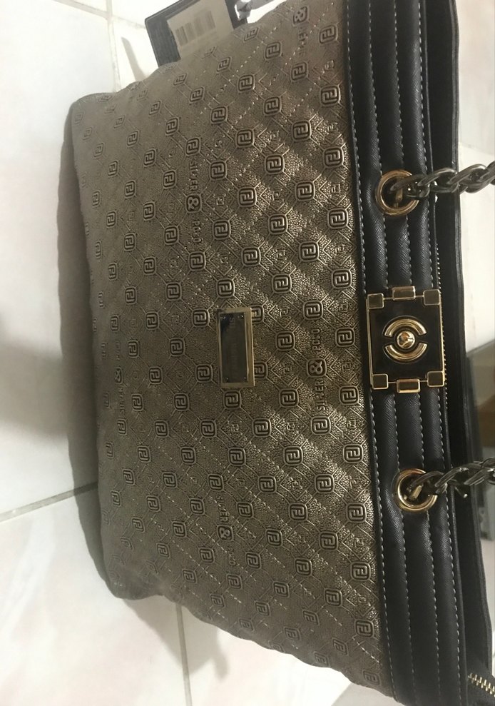 Gold Deri Kadın Çanta - - Görsel 3