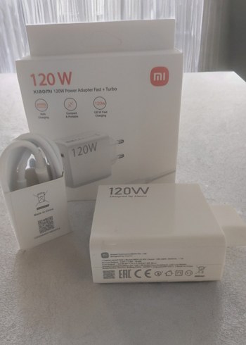 Xiaomi 120W Hızlı Şarj Adaptörü Beyaz