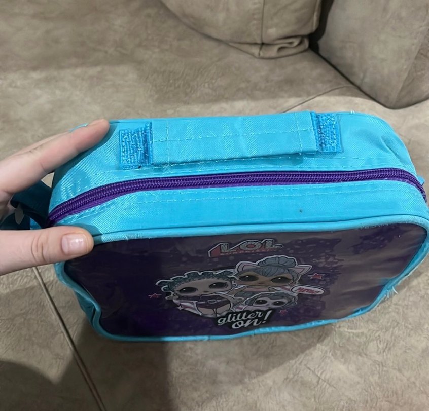 Parlak Mor LOL Sürpriz Çocuk beslenme çantası - Görsel 2
