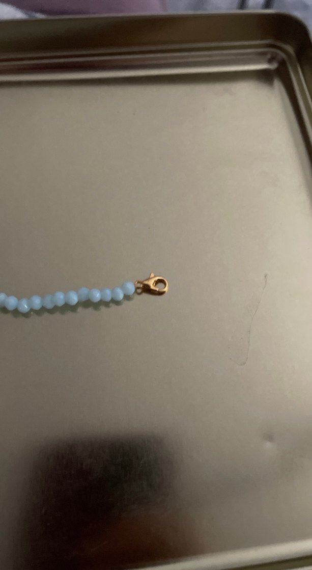 Mavi Boncuklu Kalp Uçlu Midi bileklik - Görsel 3