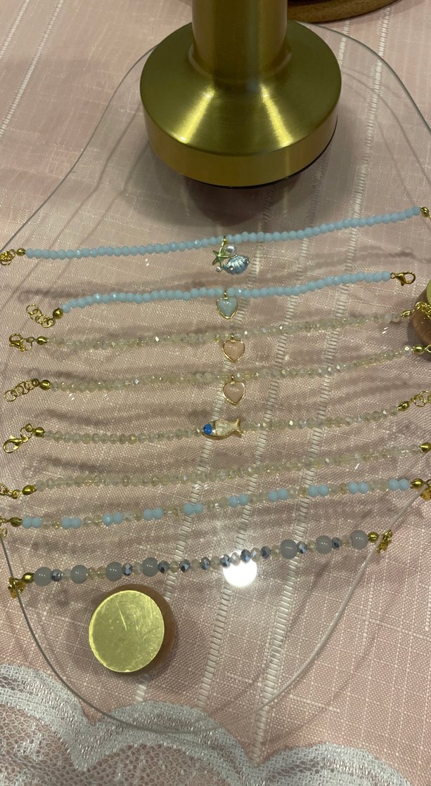 Altın Renkli Boncuklu Bohem Bileklik - Görsel 2